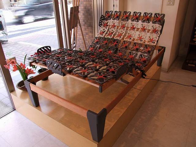 腰痛でうまく起き上がれない方にピッタリの電動リクライニングベッド