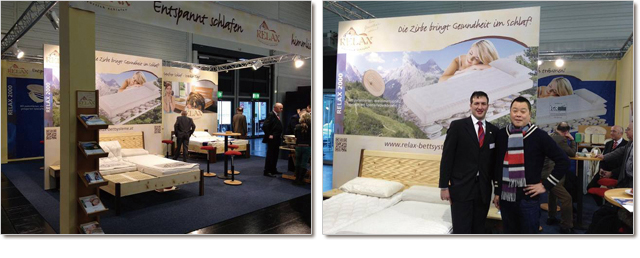 ドイツのケルンで毎年開催される家具の見本市でリラックス社のベッドシステムと出会いました。