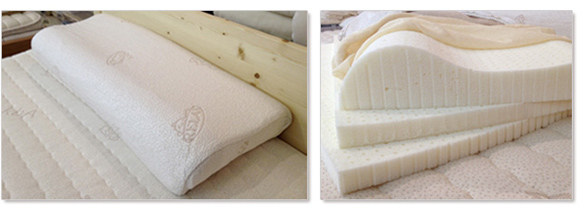 リラックス社の天然ラテックスの枕は世界最高品質のタラレイ製法で作られています。